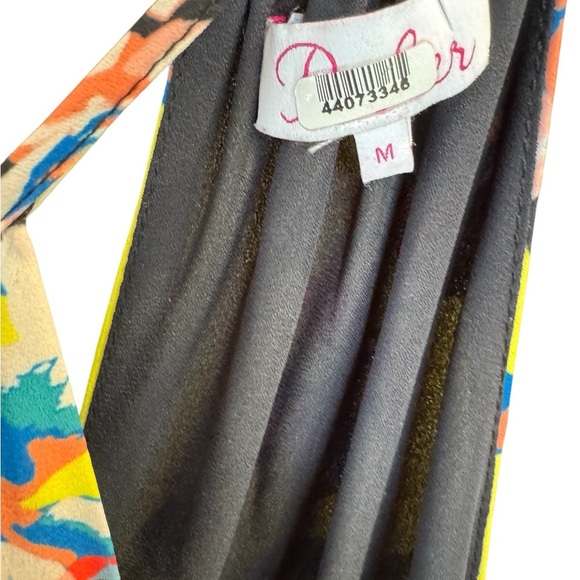 Parker Cecelia Floral Halter Neck Dress - Multicolor - Picture 3 of 5